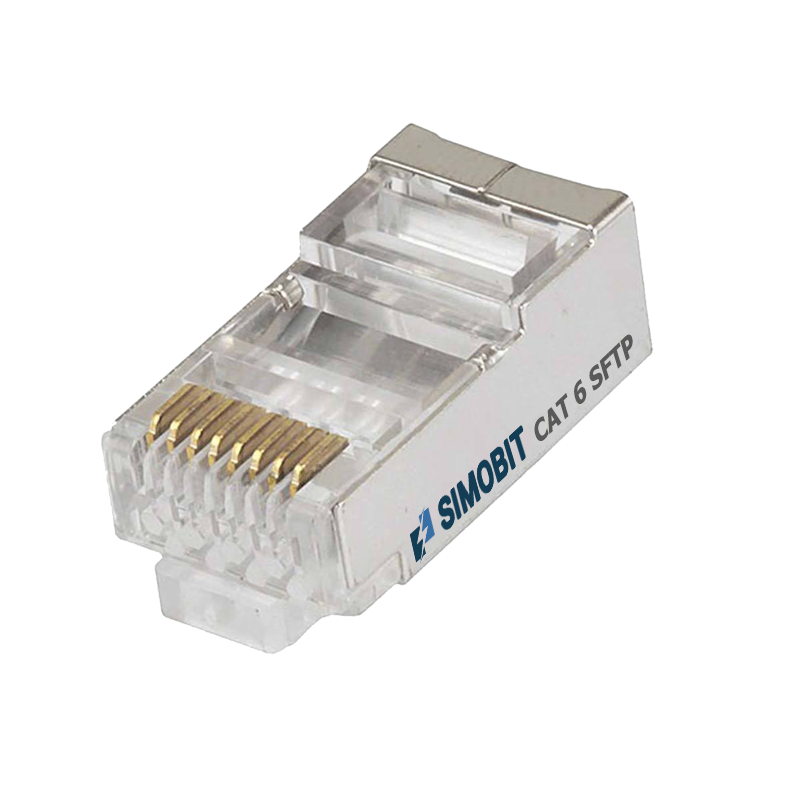 سوکت شبکه شانه دار سیموبیت cat6 sftp