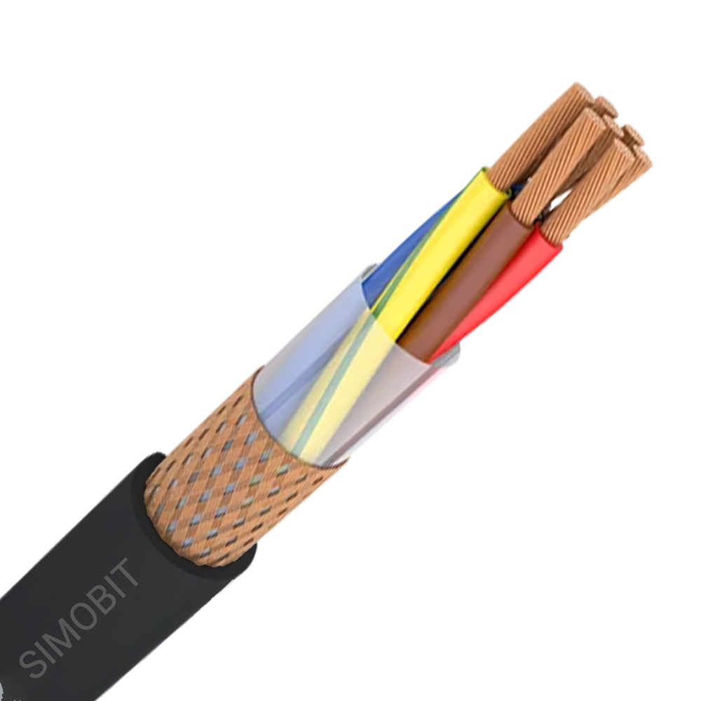 کابل برق افشان شیلد دار سیموبیت